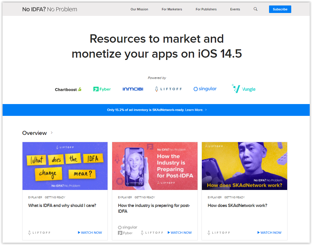 Liftoff iOS 14.5 Campaign